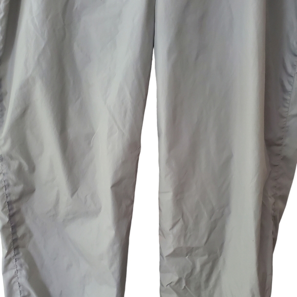 Woolrich Nylon Pull On Rain Windbreaker Pants Mens L 4123 Gray Water Repellent - Picture 7 of 11